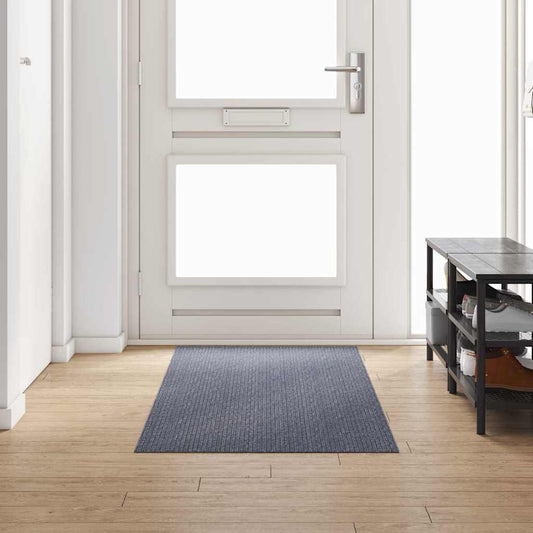 Light Gray Runner Rug 80 x 250 cm Fabric