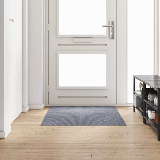 Runner Rug Light Gray 100 x 150 cm Fabric