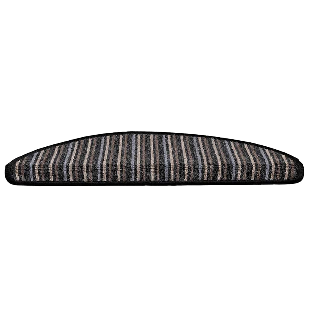 Selbstklebende Treppenschoner 15 pcs Anthrazit 56 x 17 x 3 cm