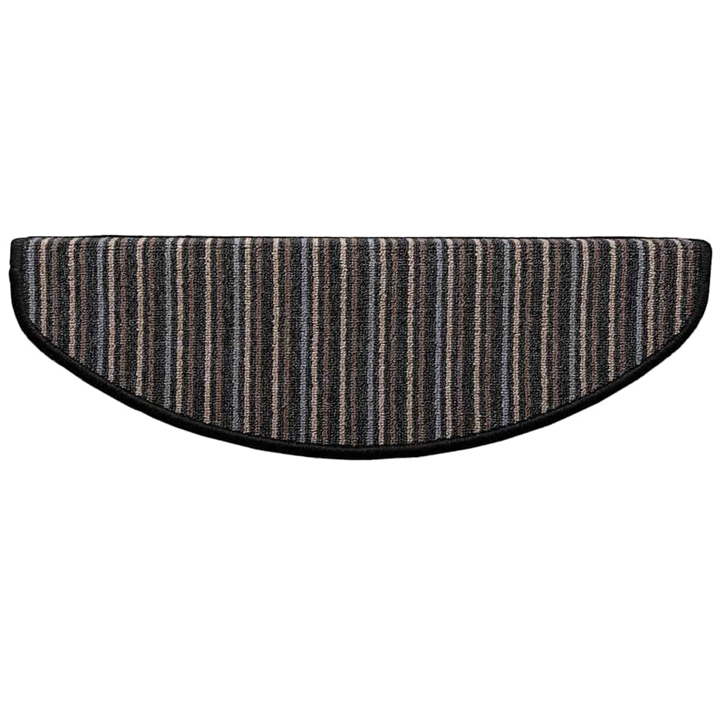 Selbstklebende Treppenschoner 15 pcs Anthrazit 65 x 21 x 4 cm