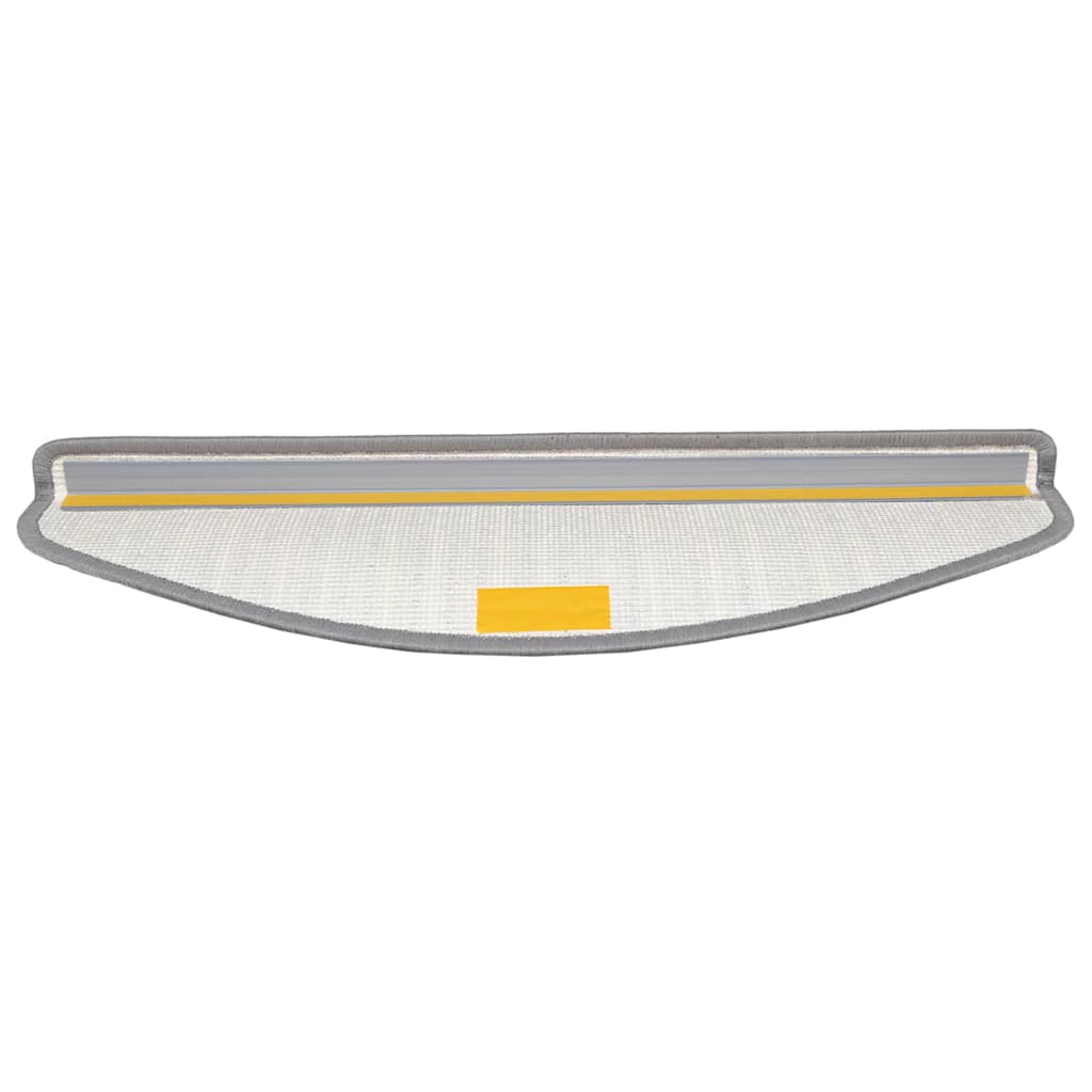 Selbstklebende Treppenschoner 15 pcs Grau 65 x 21 x 4 cm