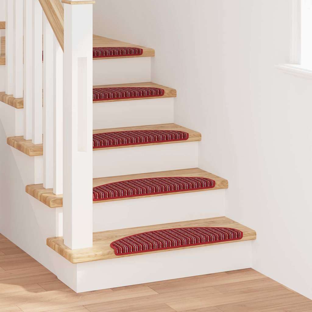 Self-adhesive Stair Protectors 15 pcs Red 65 x 21 x 4 cm