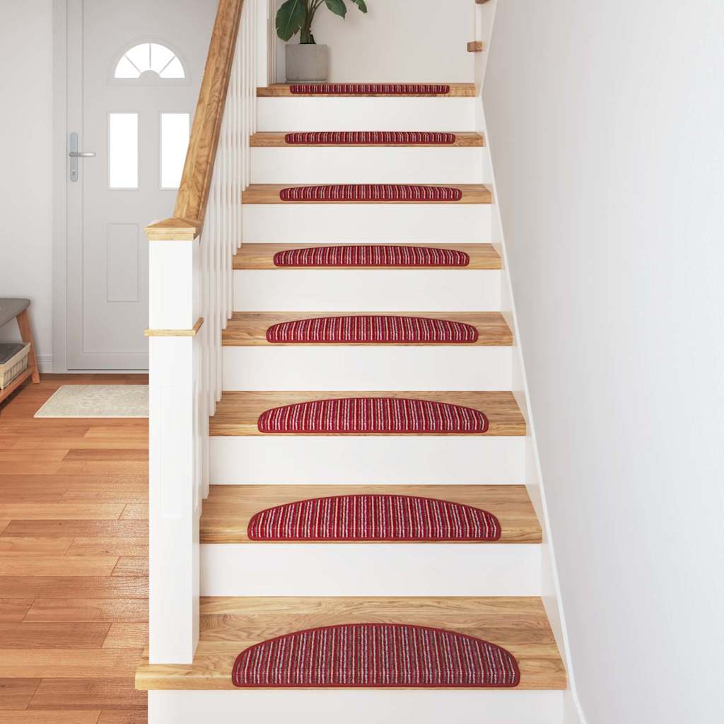 Self-adhesive Stair Protectors 15 pcs Red 65 x 21 x 4 cm