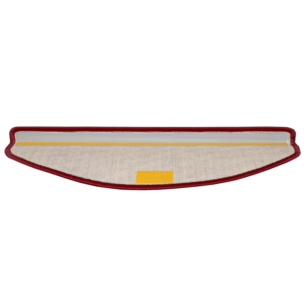 Self-adhesive Stair Protectors 15 pcs Red 65 x 21 x 4 cm