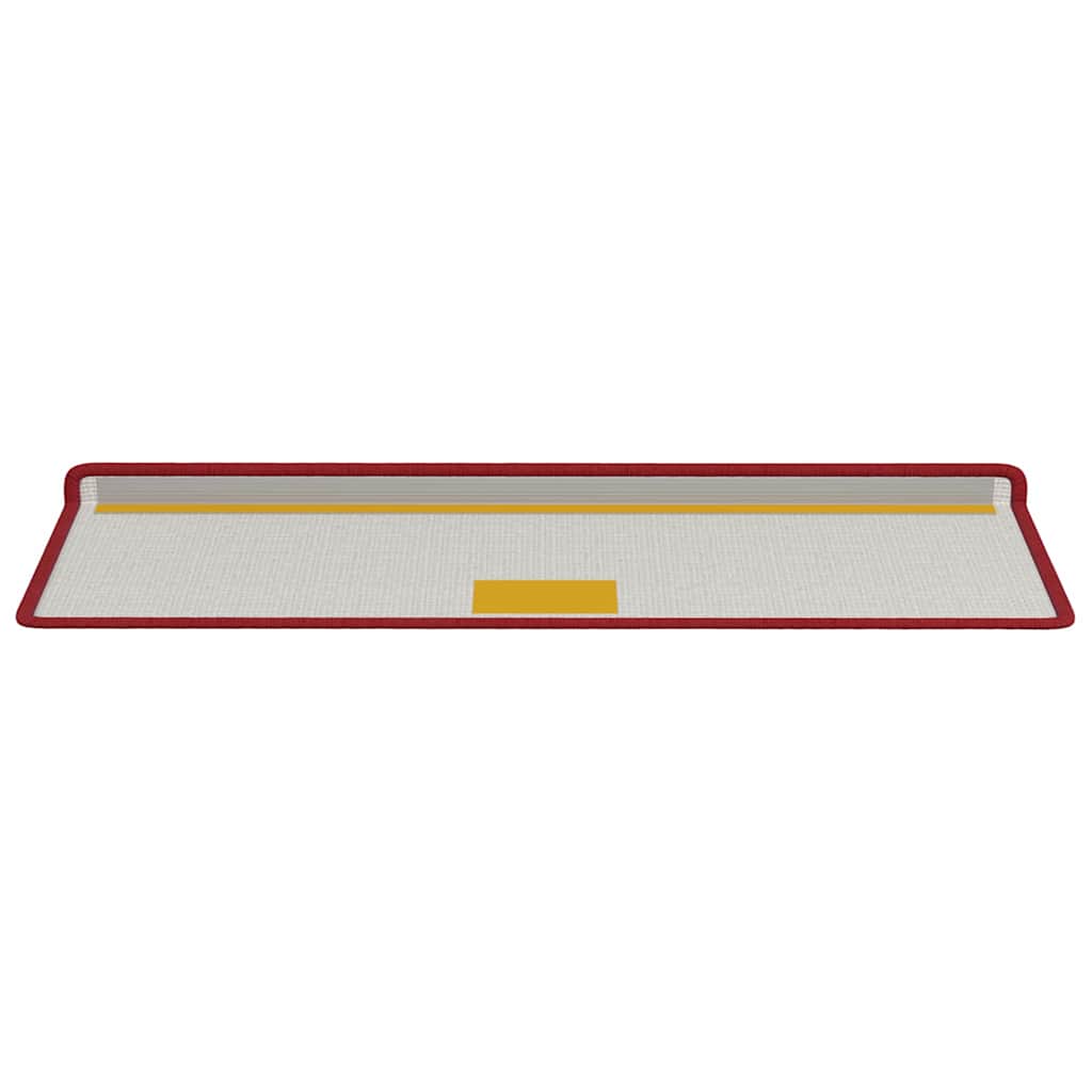 Selbstklebende Treppenschoner 15 pcs Rot 65 x 21 x 4 cm