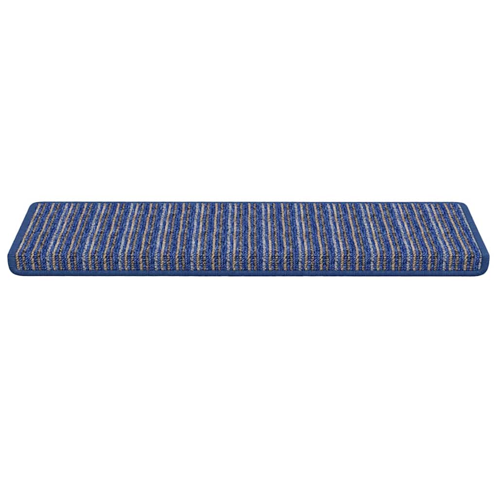 Self-Adhesive Stair Treads 15 pcs Blue 65 x 21 x 4 cm