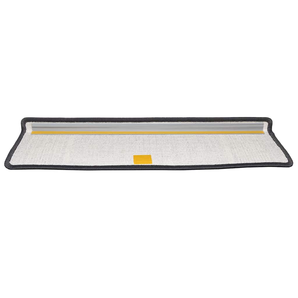Protections d'escalier autocollantes 15 pcs Anthracite 65 x 21 x 4 cm