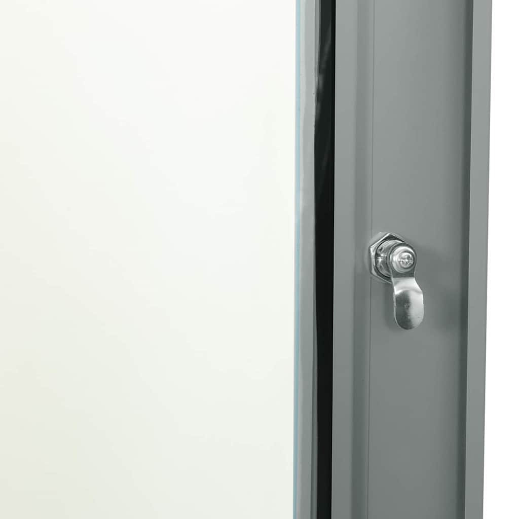 Armoire réseau avec rangement Gris 60 x 45 x 35 cm Acier