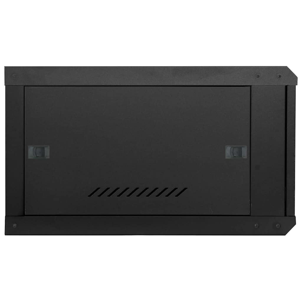 Armoire réseau avec rangement Noir 60 x 60 x 35 cm Acier