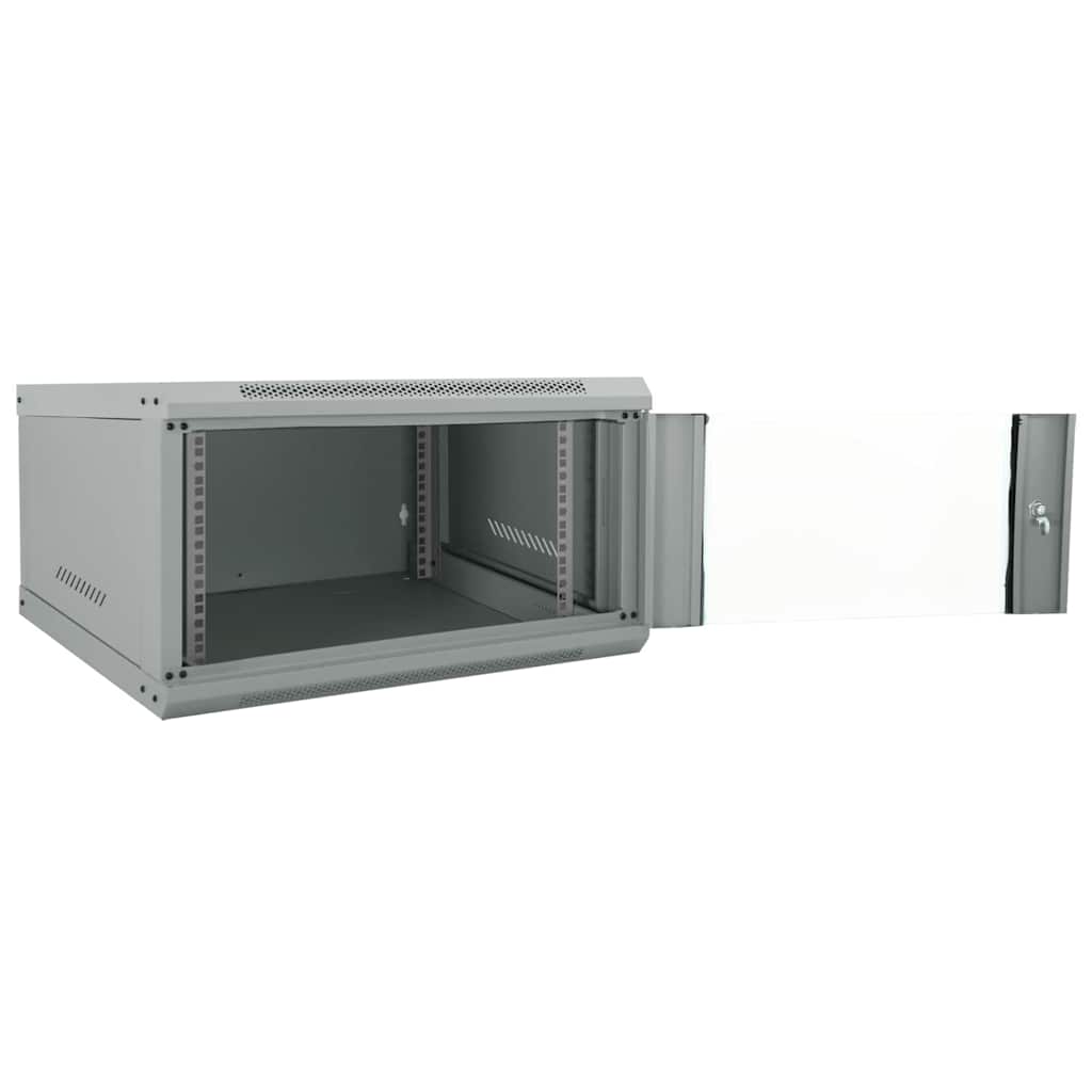 Armoire réseau avec rangement Gris 60 x 60 x 35 cm Acier