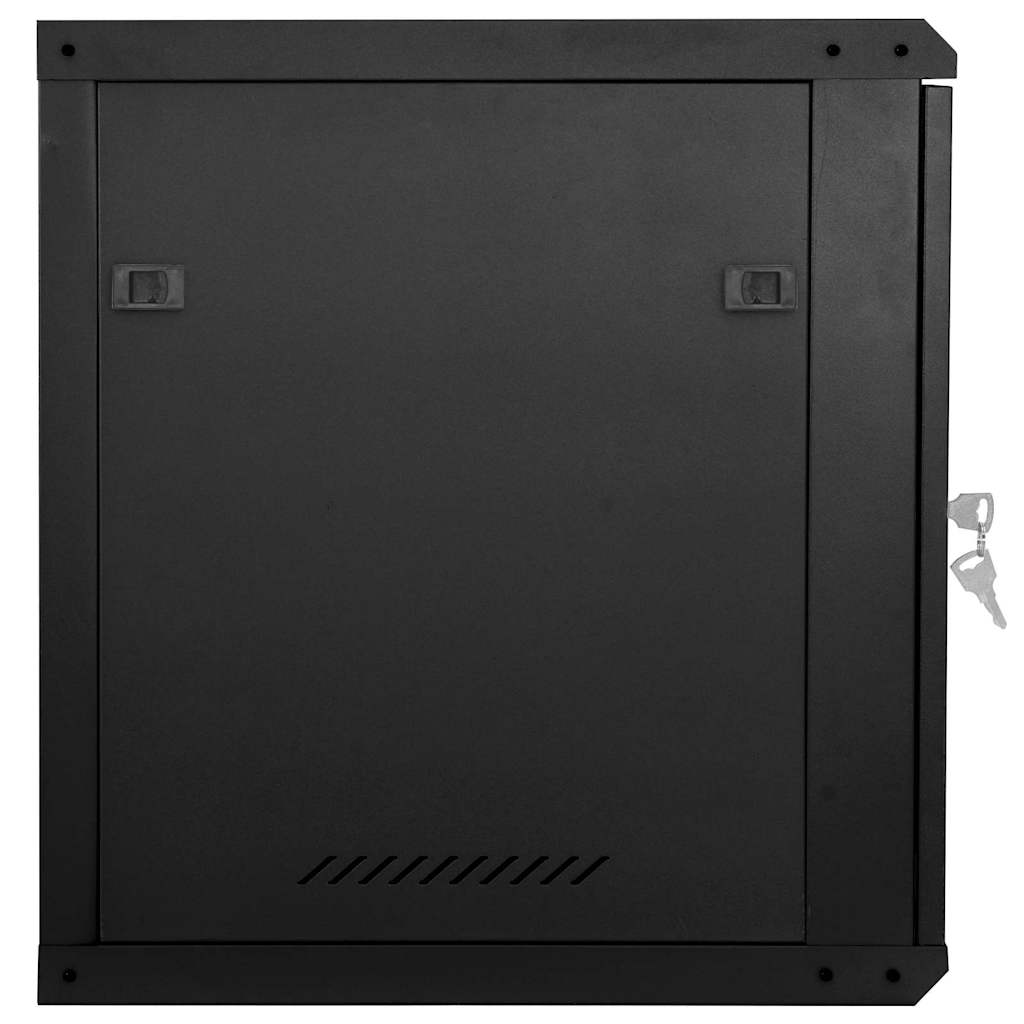 Armoire réseau avec mémoire Noir 60 x 60 x 50 cm Acier