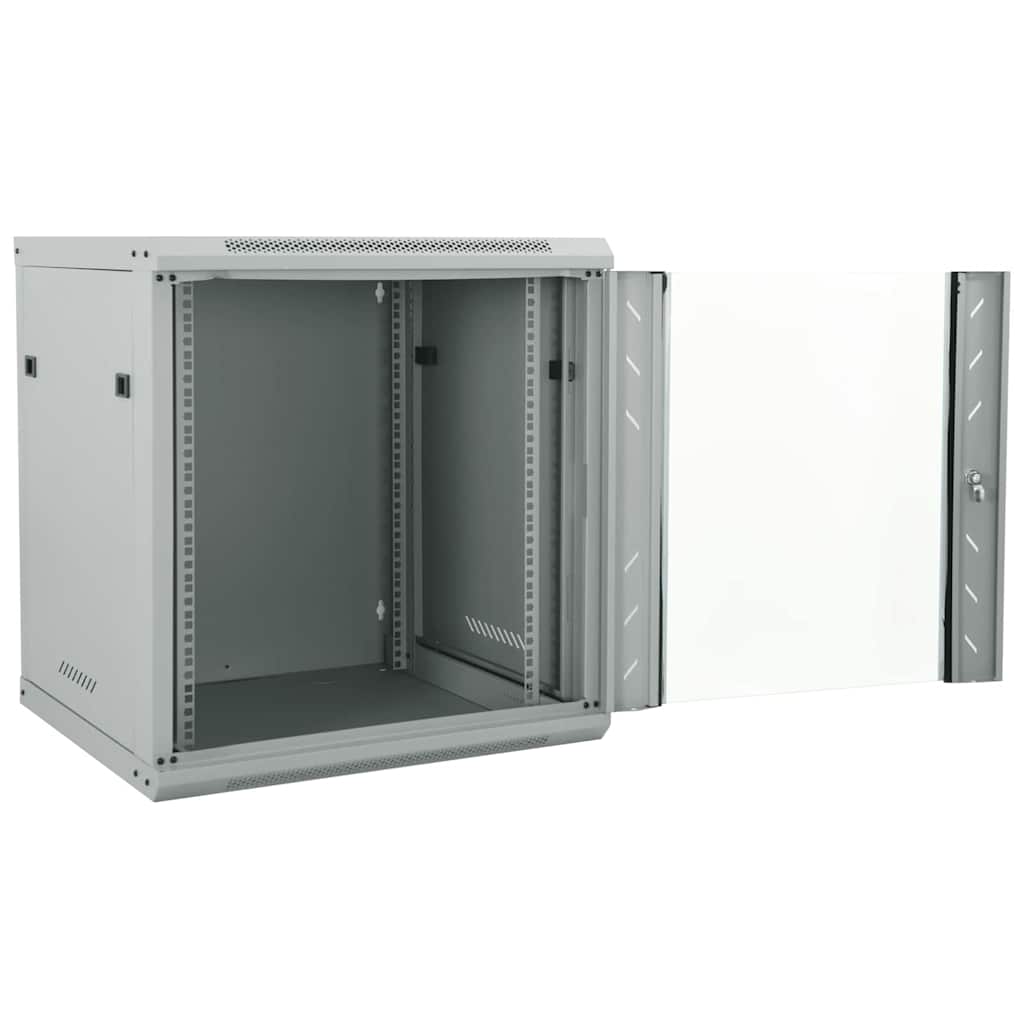 Armoire réseau avec rangement Gris 60 x 45 x 65 cm Acier