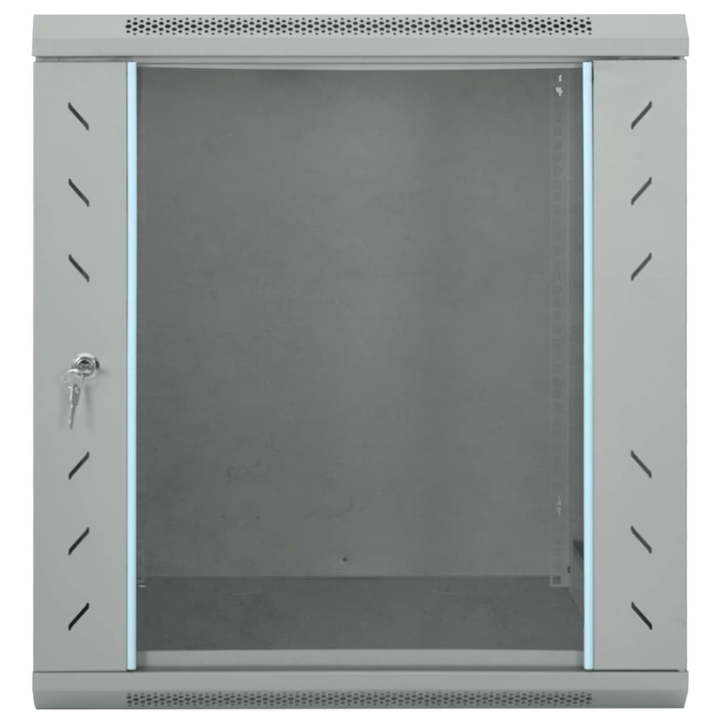Armoire réseau avec rangement Gris 60 x 45 x 65 cm Acier