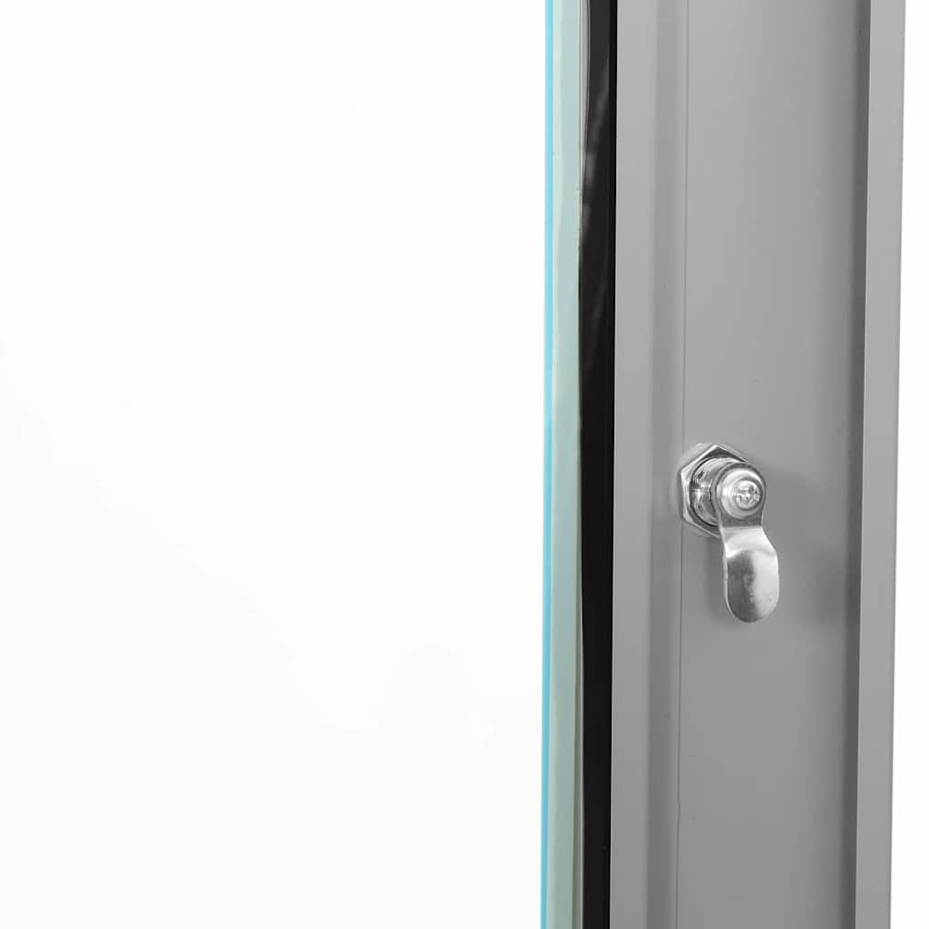 Netzwerkschrank mit Speicher Grau 53 x 45 x 21 cm Stahl