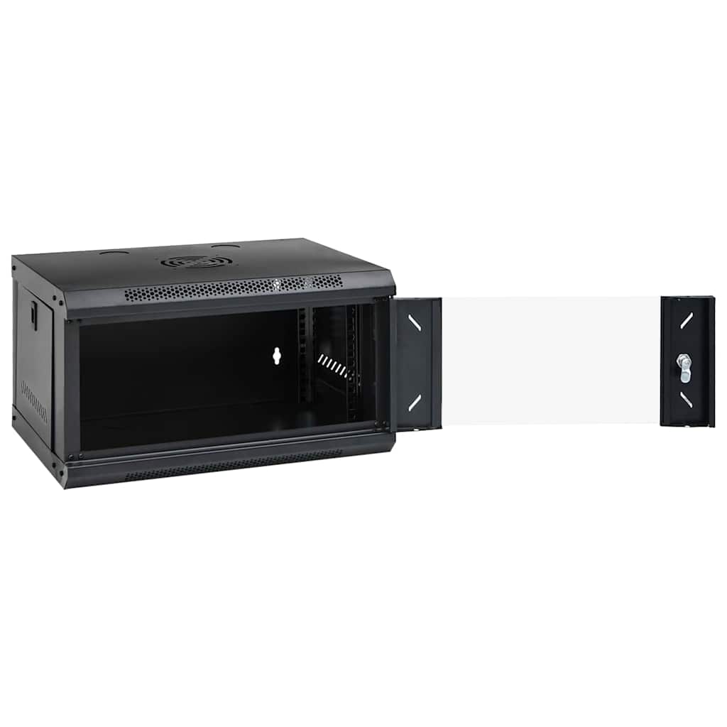 Armoire de brassage avec rangement Noir 53 x 45 x 30 cm Acier
