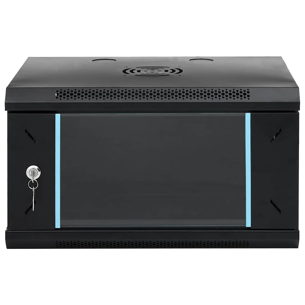 Armoire de brassage avec rangement Noir 53 x 45 x 30 cm Acier