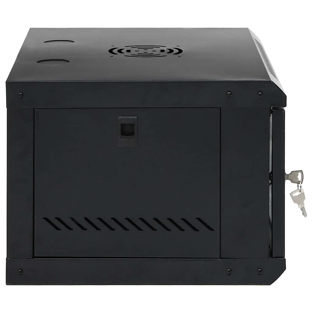 Armoire de brassage avec rangement Noir 53 x 45 x 30 cm Acier