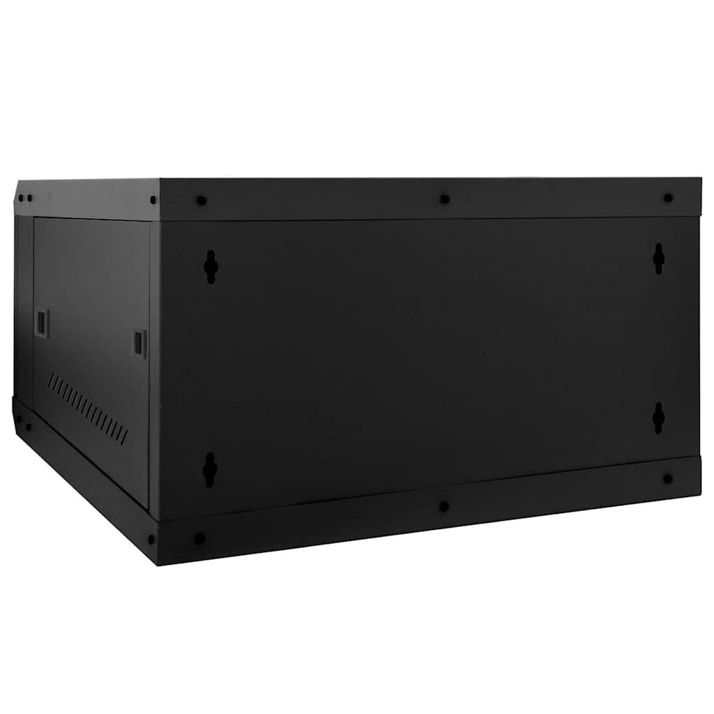 Armoire de réseau avec rangement Noir 53 x 60 x 30 cm Acier