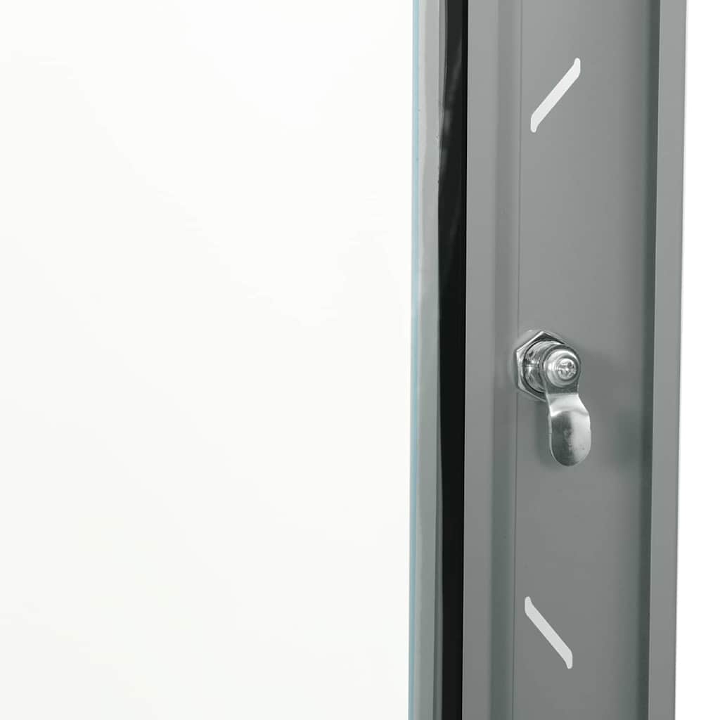 Netzwerkschrank mit Speicher Grau 53 x 60 x 30 cm Stahl
