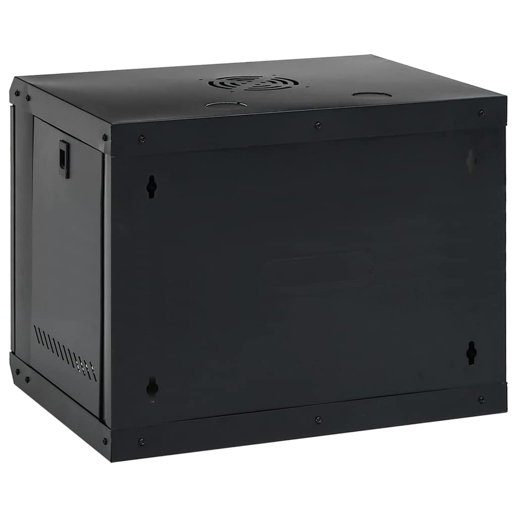 Armoire réseau avec rangement Noir 53 x 45 x 45 cm Acier