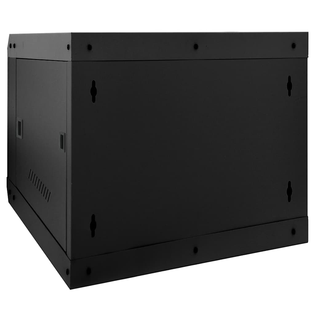 Armoire réseau avec rangement Noir 53 x 60 x 45 cm Acier