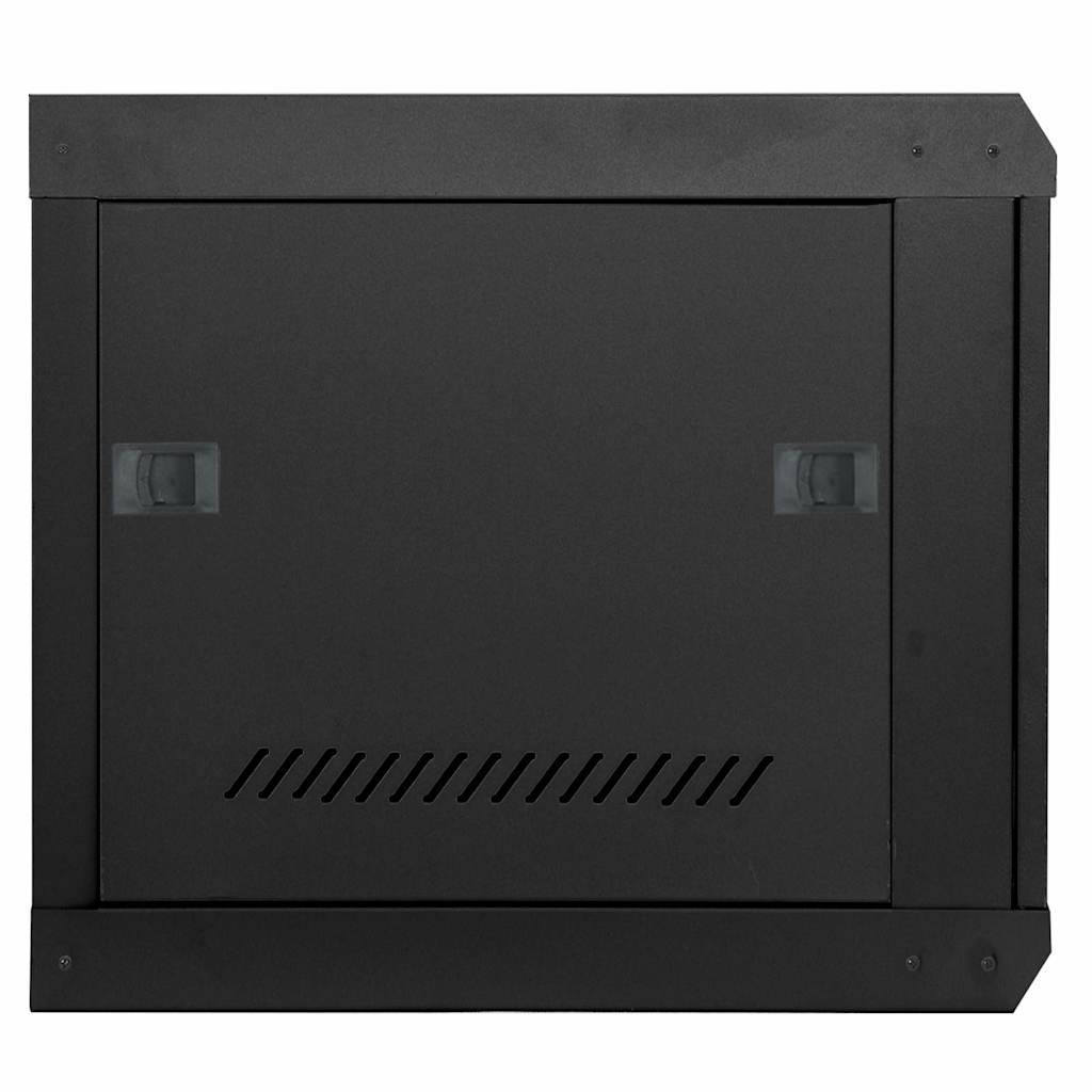 Armoire réseau avec rangement Noir 53 x 60 x 45 cm Acier