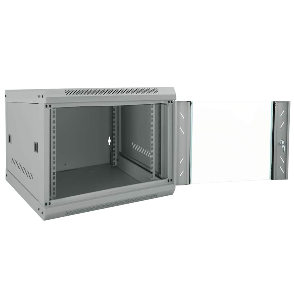 Armoire réseau avec rangement Gris 53 x 60 x 45 cm Acier
