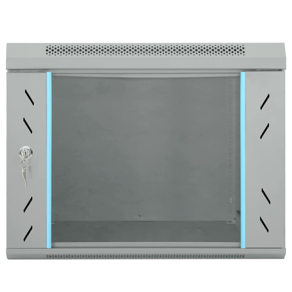 Armoire réseau avec rangement Gris 53 x 60 x 45 cm Acier
