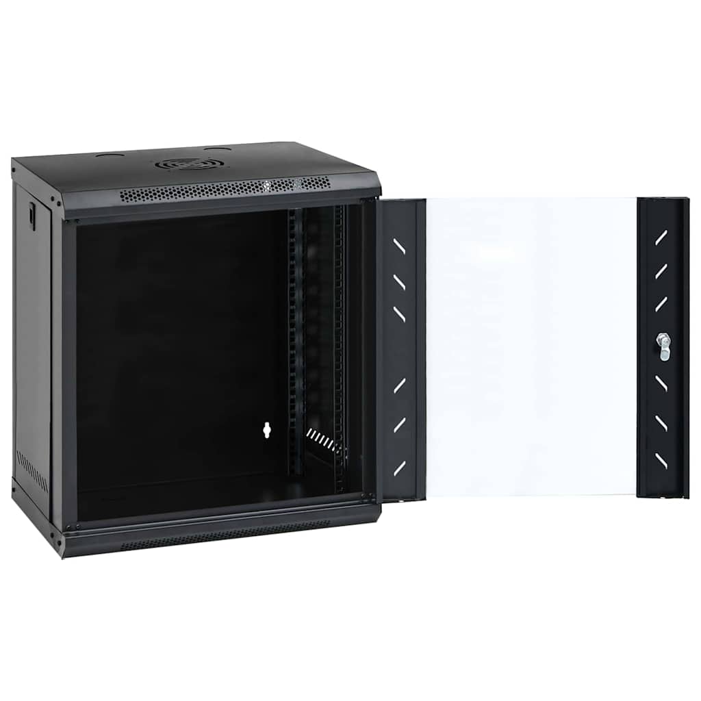 Armoire réseau avec rangement Noir 53 x 45 x 60 cm Acier