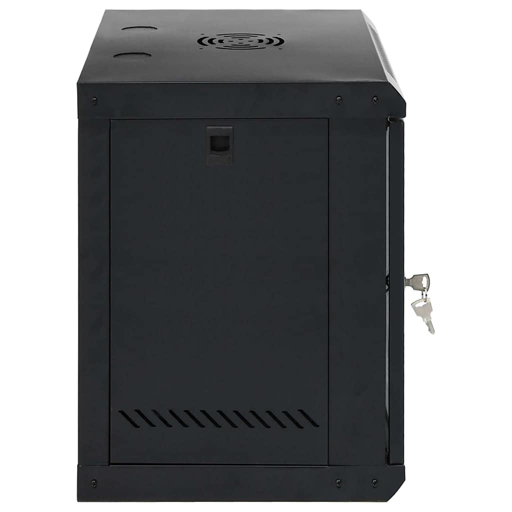 Armoire réseau avec rangement Noir 53 x 45 x 60 cm Acier