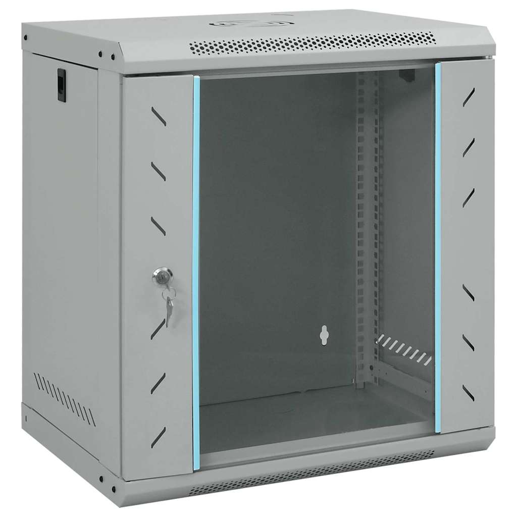 Armoire réseau avec rangement Gris 53 x 45 x 60 cm Acier