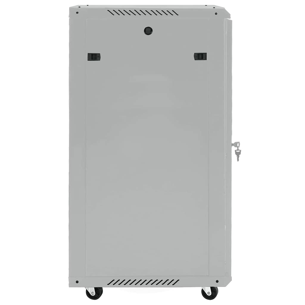 Armoire réseau avec rangement Gris 60 x 60 x 80 cm Acier