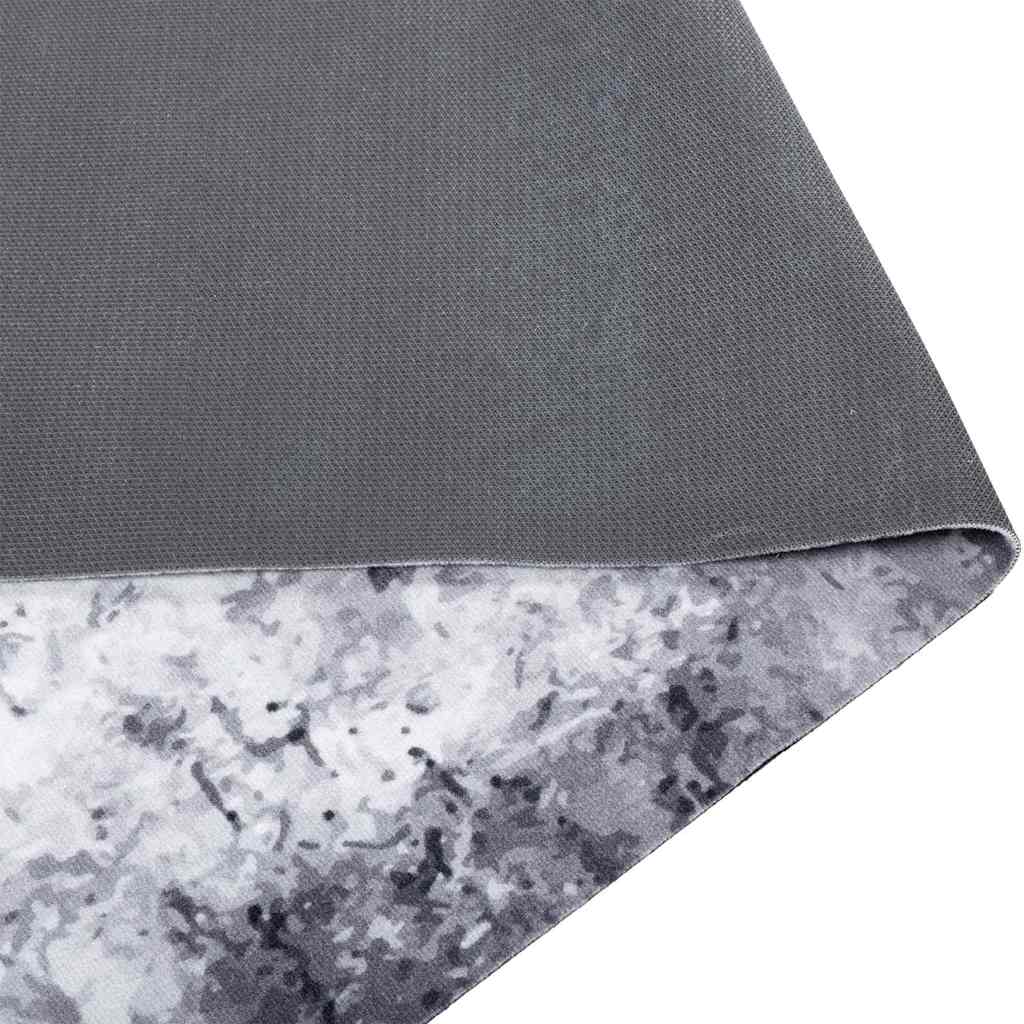 Küchen Teppich Grau 180 x 60 cm Samt