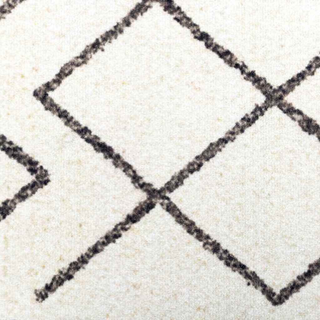 Küchen Teppich Weiß 300 x 60 cm Samt