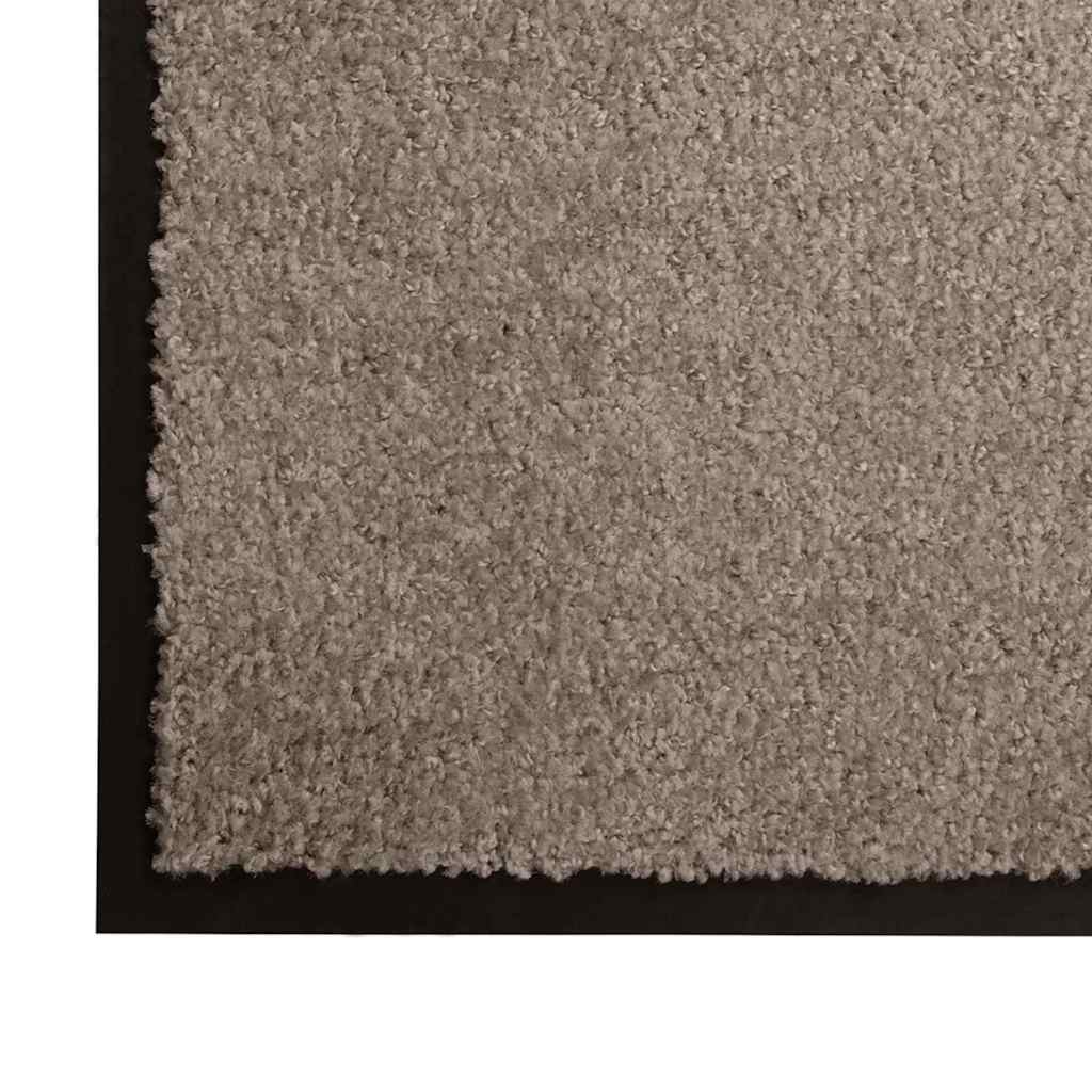Fußmatte Beige 60 x 40 x 1,2 cm Teddystoff