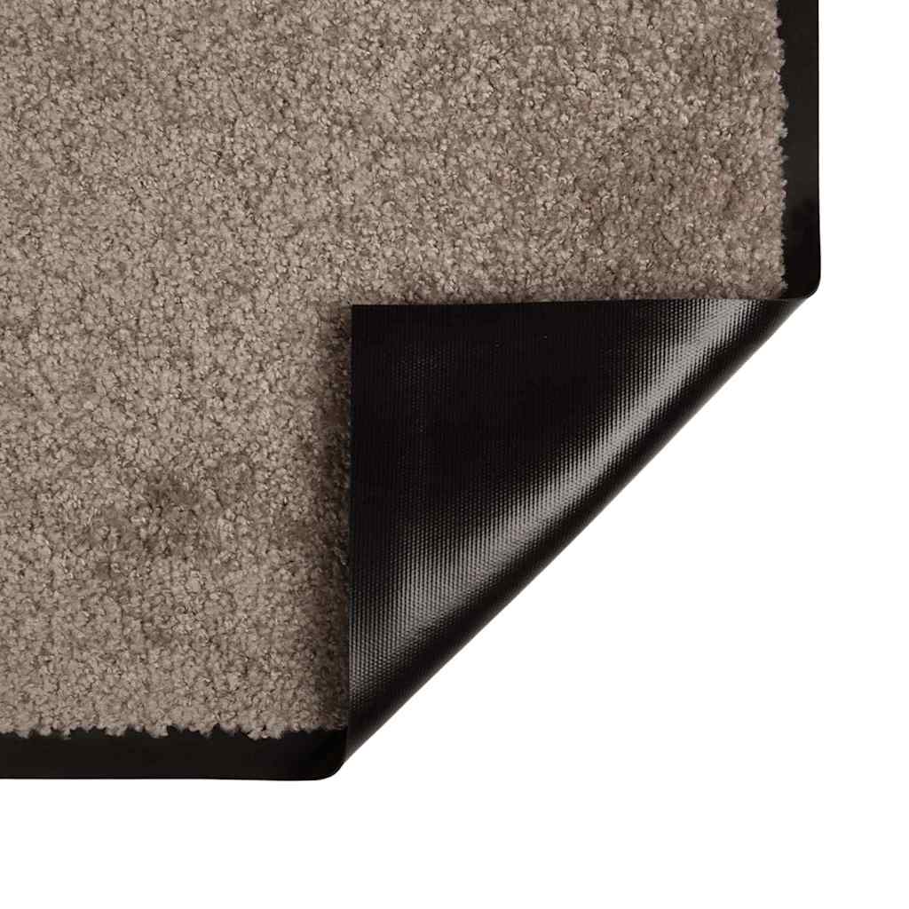 Fußmatte Beige 80 x 60 x 1,2 cm Teddystoff