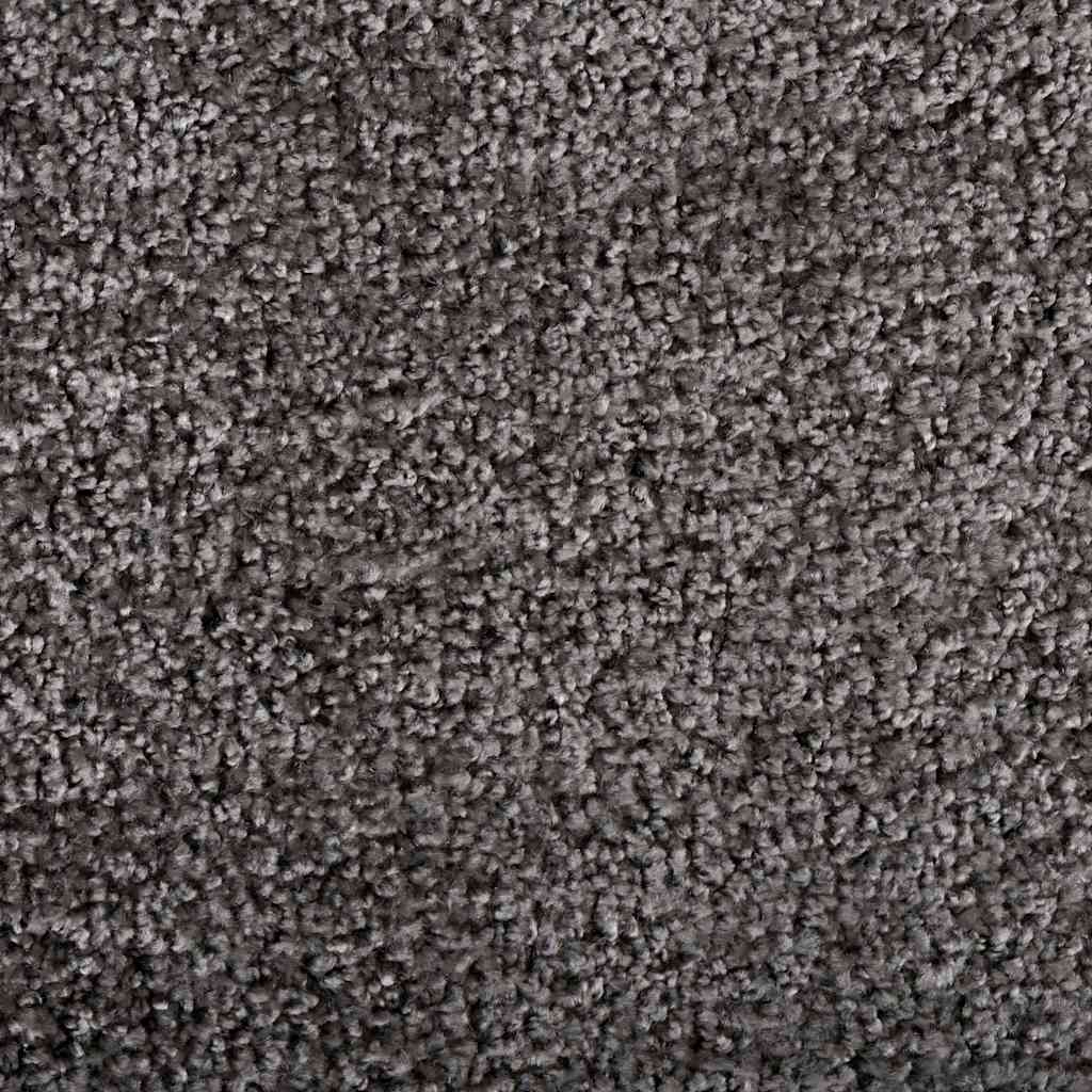 Fußmatte Hellgrau 80 x 60 x 1,2 cm Teddystoff