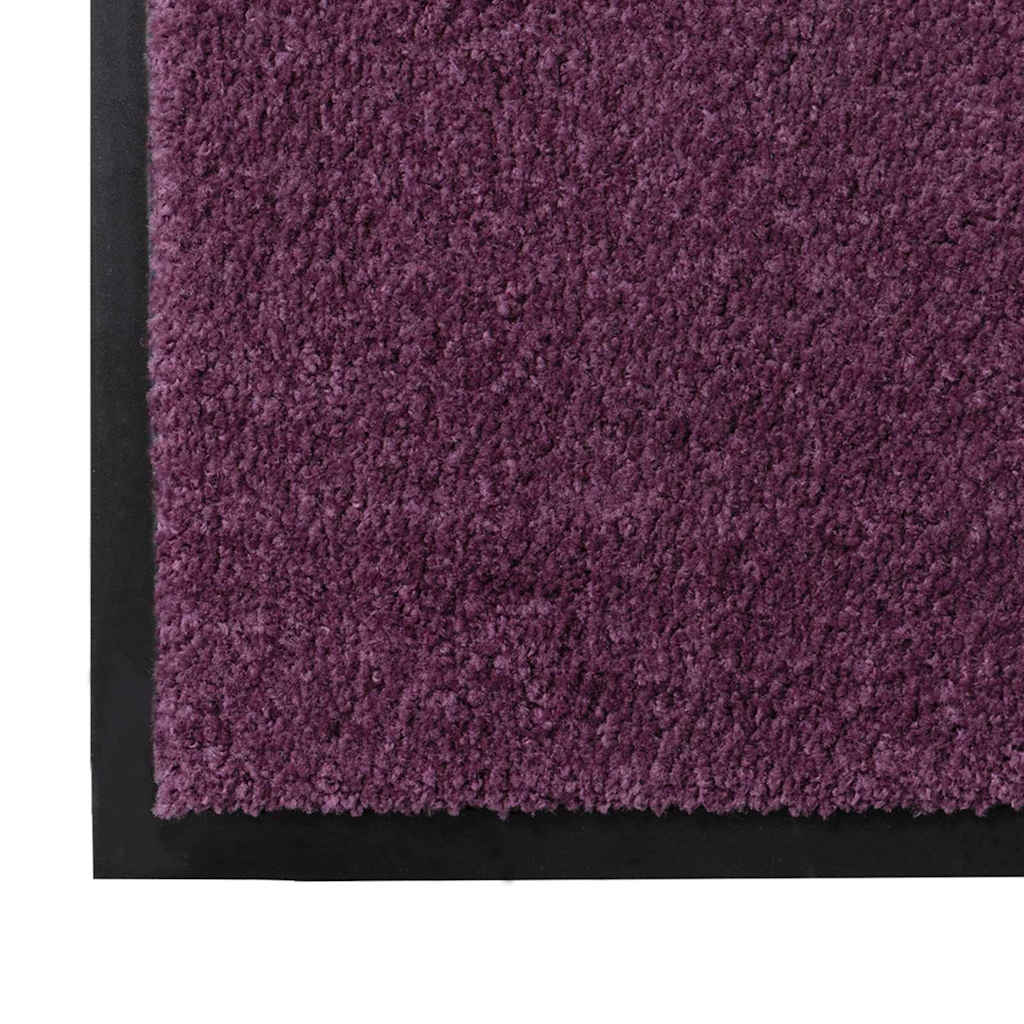 Paillasson Bordeaux 60 x 40 x 1,2 cm tissu peluche