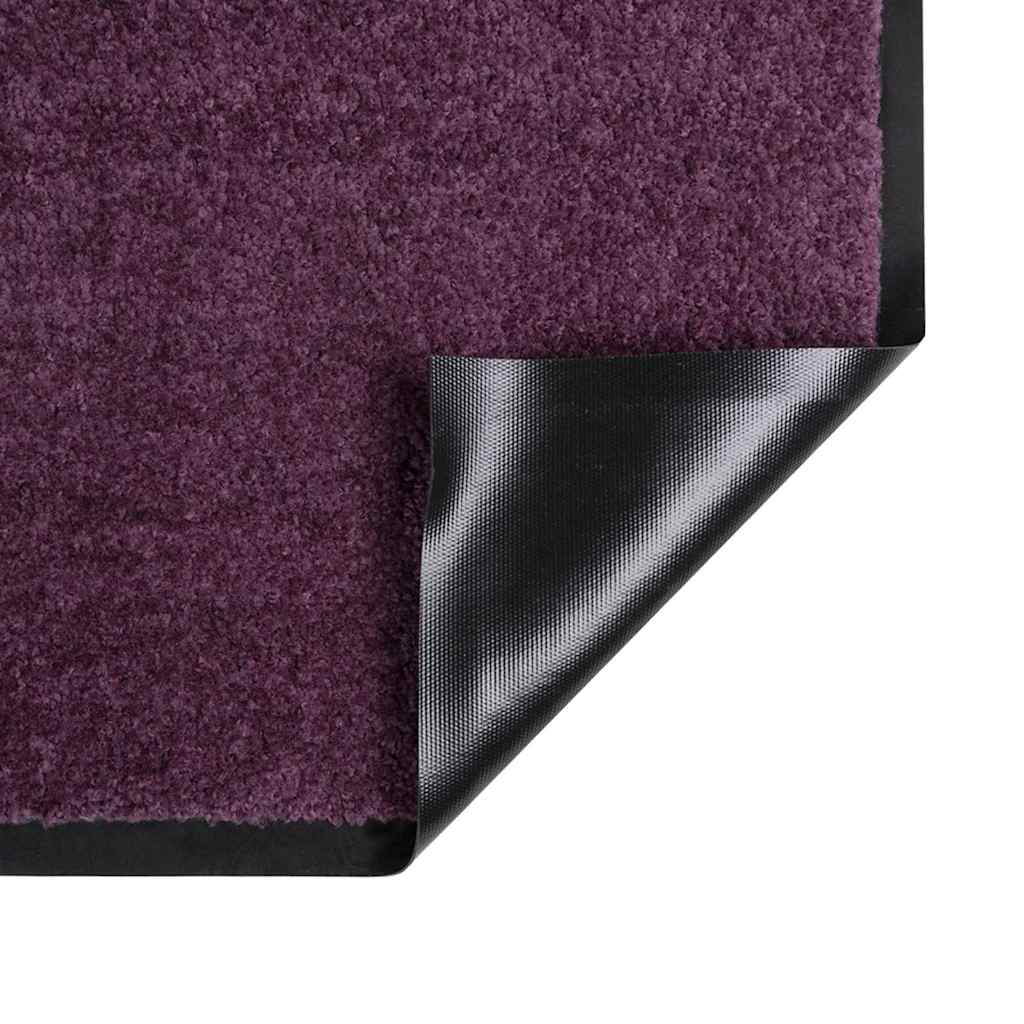 Paillasson Bordeaux 60 x 40 x 1,2 cm tissu peluche