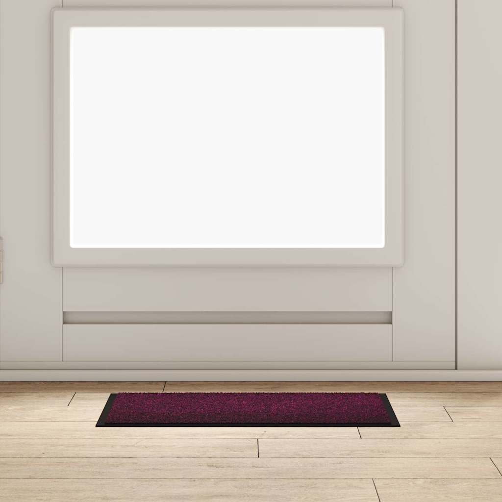 Paillasson Bordeaux 60 x 40 x 1,2 cm tissu peluche