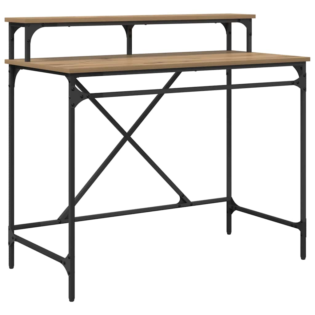 Bureau Chêne Artisan 100 x 50 x 90 cm Bois d'ingénierie