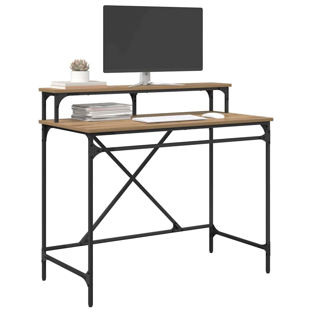 Bureau Chêne Artisan 100 x 50 x 90 cm Bois d'ingénierie