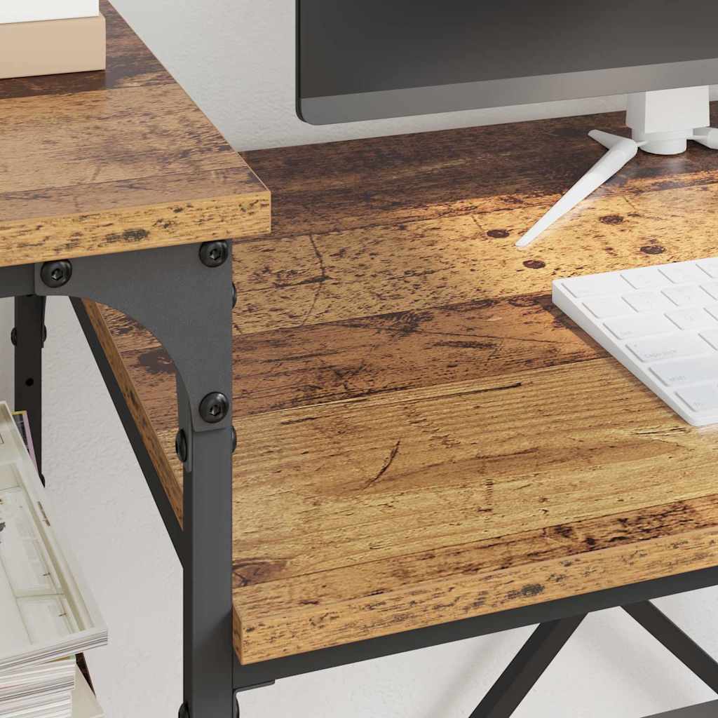 Schreibtisch Altholz 135 x 50 x 90 cm Holzwerkstoff