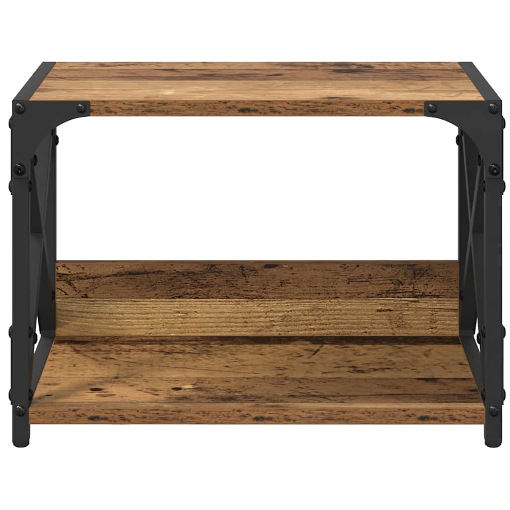 Support pour imprimante en bois recyclé 44 x 26 x 31,5 cm, panneau de bois