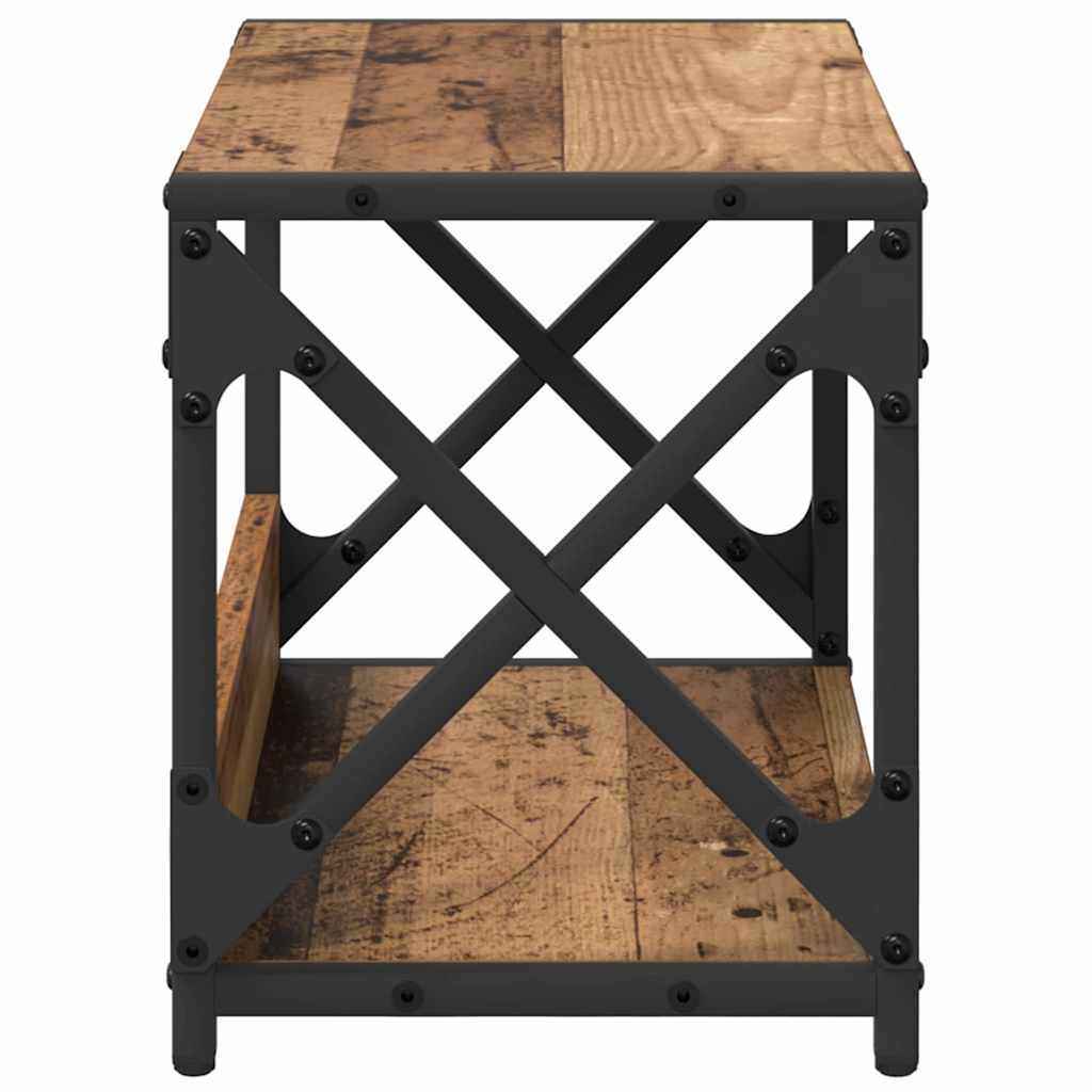 Support pour imprimante en bois recyclé 44 x 26 x 31,5 cm, panneau de bois