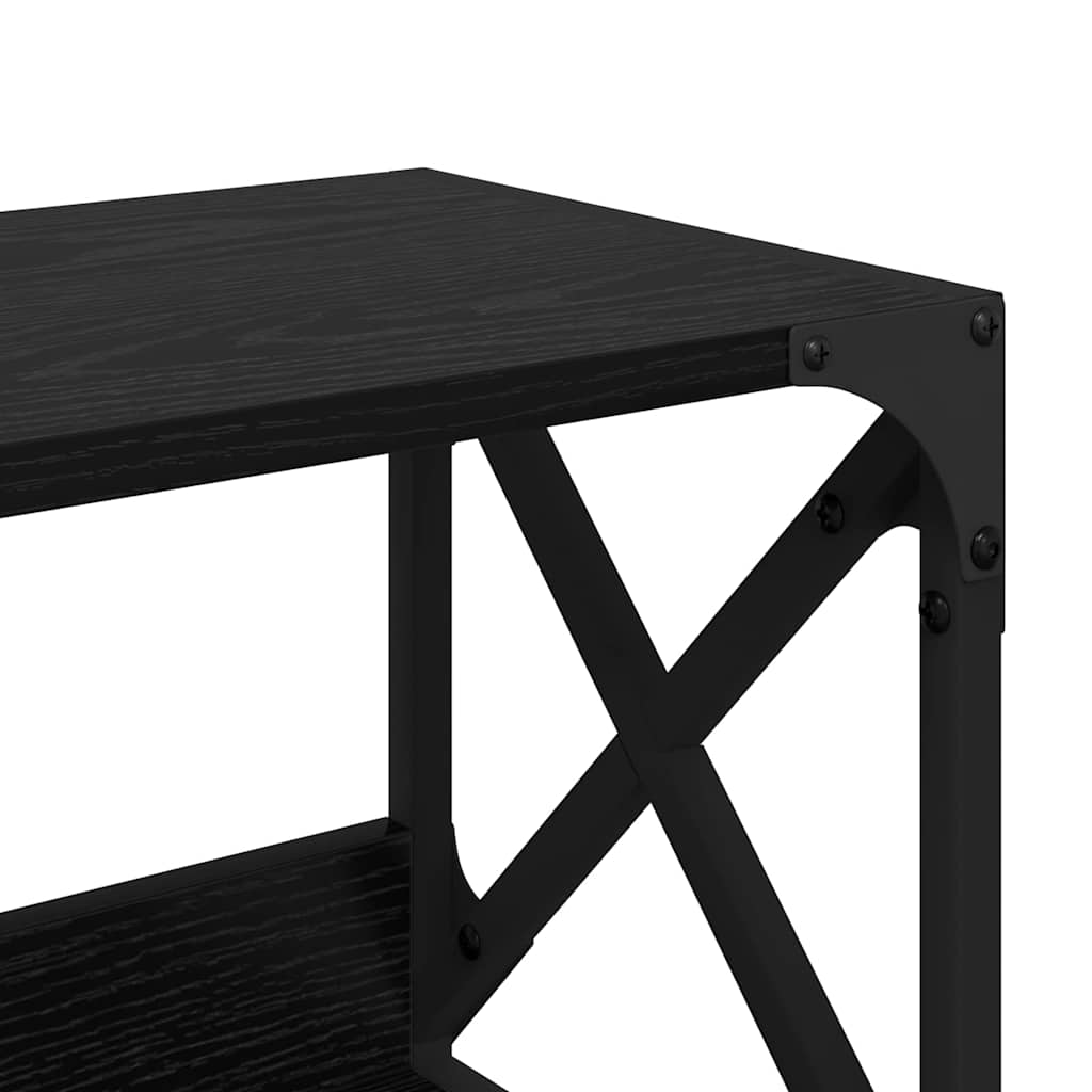 Printer Stand Black Oak-Look 44 x 26 x 31.5 cm