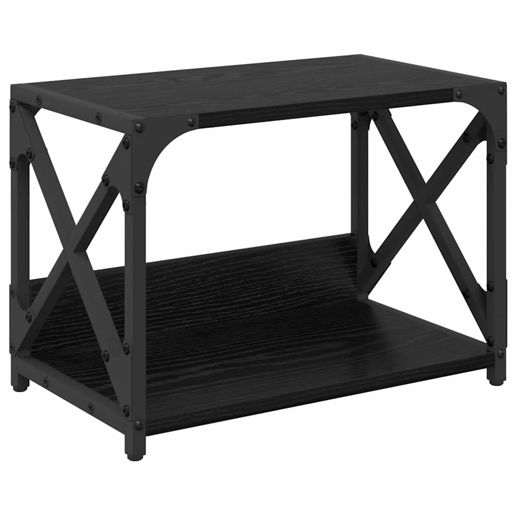 Printer Stand Black Oak-Look 44 x 26 x 31.5 cm