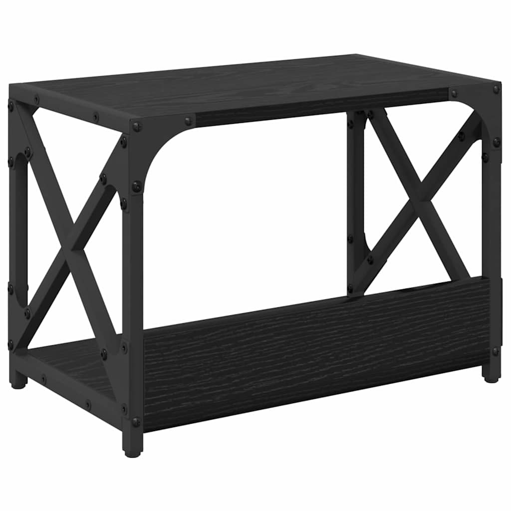 Printer Stand Black Oak-Look 44 x 26 x 31.5 cm