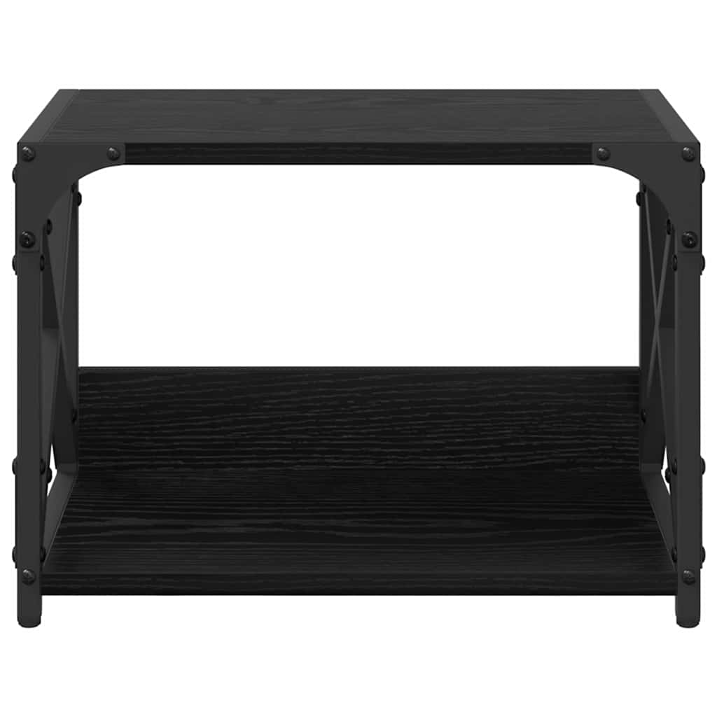 Printer Stand Black Oak-Look 44 x 26 x 31.5 cm