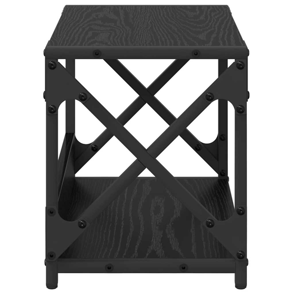 Printer Stand Black Oak-Look 44 x 26 x 31.5 cm